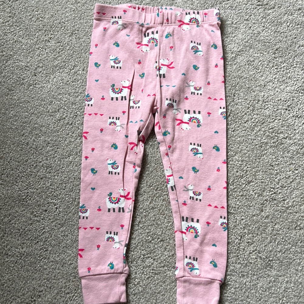 Pink Llama print Pants. Size 3T.